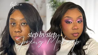 How To| Colorful Spring Makeup Tutorial 🌸