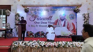 Farewell Program to our beloved Priest V. Rev. Fr Vincent Monteiro on 12.05.24