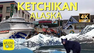 Walking in Ketchikan, Alaska - What to Do on Your Day in Port | 4K Walking Tour