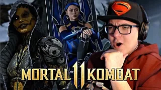 Mortal Kombat 11 - Kitana and D'Vorah Reveal Trailer REACTION!
