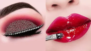 LIPS & EYE MAKEUP COMPILATION | Beauty Tips For Every Girls | Makeups Inspiration