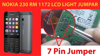 How to Nokia 230 RM 1172 lCD Light jumpar ways#Anjumrepairing