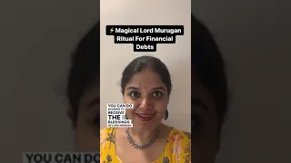 ⚡️ Follow This For 6 Tuesdays | Magical Lord Murugan Ritual For Financial DEBTS | Powerful