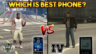 GTA 5 PHONE VS GTA 4 PHONE : WHICH IS BEST?