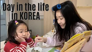 Korean mom’s life | morning routine , daycare , cafe , bookstore