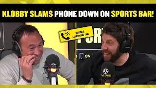 Klobby SLAMS THE PHONE down on Andy Goldstein & Jason Cundy LIVE on The Sports Bar! 🤣