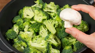 I make this broccoli and mushrooms every 3 days! Delicious and very simple dinner.