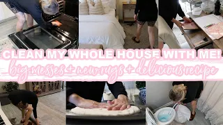 WHOLE HOUSE CLEAN WITH ME | RECIPE + NEW RUGS + Q&A | EXTREME CLEANING MOTIVATION | Lauren Yarbrough