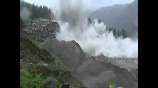 Blasting in Norway (10 tons of explosives)