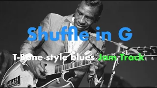 Jam Track: T-Bone Walker style Blues Shuffle in G (Guitar, Sax etc)