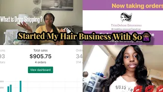 How I started my hair business with NO money or inventory ! !