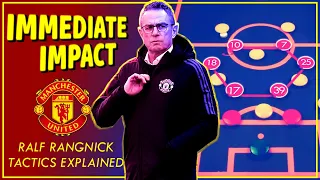 A Quick Look at Ralf Rangnick's Start at Man United | Rangnick's 4-2-2-2 Tactics Explained