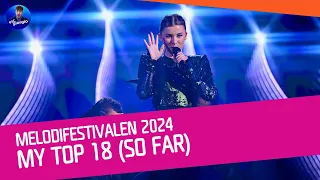 🇸🇪 Melodifestivalen 2024: My Top 18 (so far)