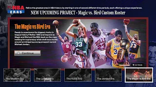 NBA2K24 Preview of Magic vs. Bird Era - Custom Roster Project