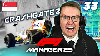 F1 Manager 2023 CAREER MODE EP 33: HE CRASHED ON PURPOSE!!?