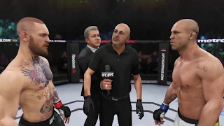 Conor McGregor vs. Wanderlei Silva (EA Sports UFC 3) - CPU vs. CPU - Crazy UFC 👊🤪
