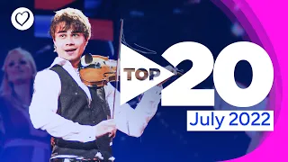 Eurovision Top 20 Most Watched: July 2022