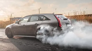 Единственный в России - Cadillac CTS-V универсал! 650 злых американских лошадей!