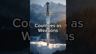 Ai Draws Countries as Weapons!