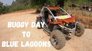 LAOS ADVENTURE, Buggy day to Blue Lagoons, Vang Vieng