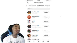 Steph Curry Followed Me On Instagram Reaction!