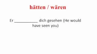 Subjunctive Mood in German Test Yourself - www.germanforspalding.org