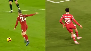 All assists by Trent Alexander Arnold and Andy Robertson SURPRISED The World ..