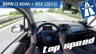 BMW i3 REX (2015) on German Autobahn - POV Top Speed Drive