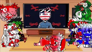 Countryhumans react to memes ( parts 1,2 and 3 ) in one video