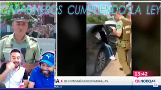 MEXICANOS SORPRENDIDOS POR EL ACTUAR DE LOS CARABINEROS