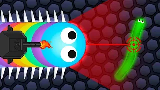 Using HACKS In Slither.io TO WIN!