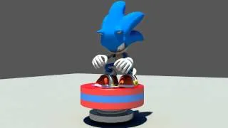 Sonic Small Animation on Maya