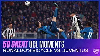 50 Great UCL Moments: Ronaldo's 2018 Bicycle Kick | Real Madrid vs. Juventus | CBS Sports Golazo