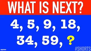 MATH NUMBER SERIES PUZZLE #9 - WHAT NUMBER IS NEXT IN THE MATH NUMBER SERIES PUZZLE?