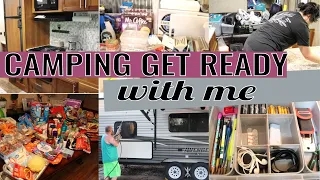 Camper Clean with Me::Camper organization:: Packing for a camping trip