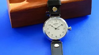 1930-40s Military Style Wristwatch - Zlatoust