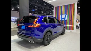 Honda booth at 2022 LA Auto Show.