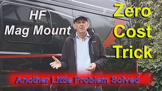 HF Mobile Antenna Magnetic Mount Trick | HAM RADIO