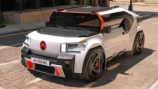 CITROEN OLI CONCEPT O CARRO CONCEITO BARATO E FEITO DE MATERIAIS RECICLÁVEIS