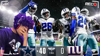 Cowboys OBLITERATED The Giants - Giants vs Cowboys highlights reaction