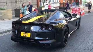 Ferrari 812 GTS Novitec Exhaust Sound & Acceleration | Supercars In London 2022 | Car Spotter | SIL