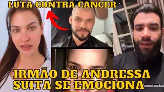 Irmão de Andressa Suita se EMOCIONA ao RASPAR a cabeça e SURPREENDE com MOTIVO “Câncer”