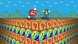 Cat Mario: Super Mario Bros. but there are 9999 More Custom Lucky Blocks (All Episodes)