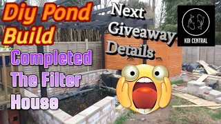 DIY Pond Build Filter House Finished