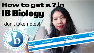 IB BIOLOGY: How to get a 7? | Sharing my study method