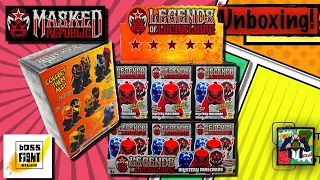 Legends of Lucha Libre Mascaras Miniaturas Serie 1 Boss Fight Studios y Masked Republic Unboxing