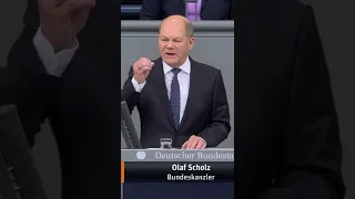 Bundeskanzler Olaf Scholz über das Sondervermögen der Bundeswehr #shorts