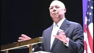 Colin Powell speaks about leadership at Colgate University
