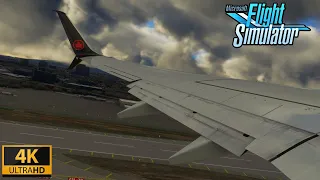 (4K) Air Canada 737 Take-off from Los Angeles | Microsoft Flight Simulator 2020 | ULTRA REALISM