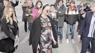 Anya Taylor-Joy at the Dior Womenswear Fashion show